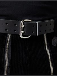 FHB Unisex Ledergürtel schwarz - Carsten